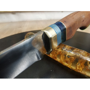 ЗВІРОБІЙ ніж ручної роботи майстра студії GARAGE ART, сталь 40Х10С2М, кована 54-57 HRC. Photo 2